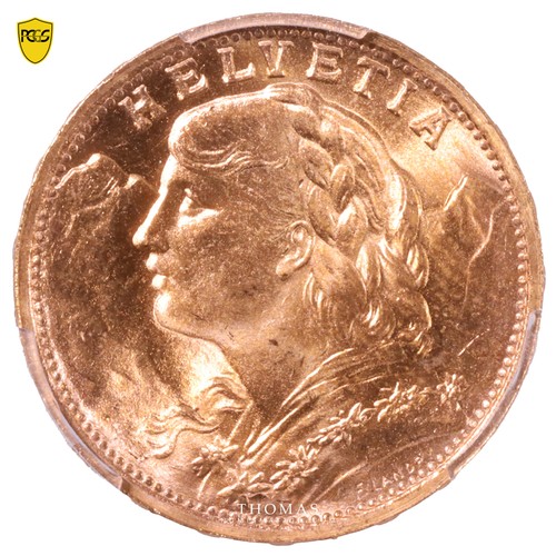 Monnaie suisse francs or - monnaie, 20