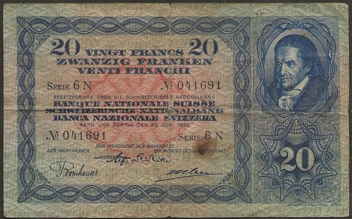 Svizzera banconota da 20 - svizzera,