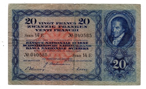 Suisse switzerland billet - suisse,