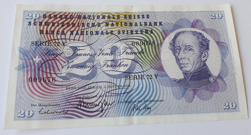 Suisse billet banknote 20 - suisse,