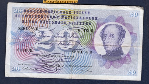 Suisse francs 7 2 1974 - suisse, 7/2/1974