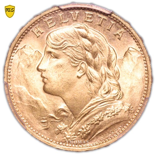 Monnaie suisse 20 francs - 20,