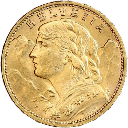 Francs vreneli suisse - francs,
