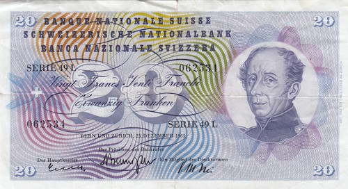 Suisse francs - francs,