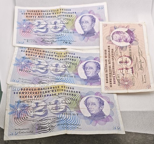 Lot billets suisses - lot,