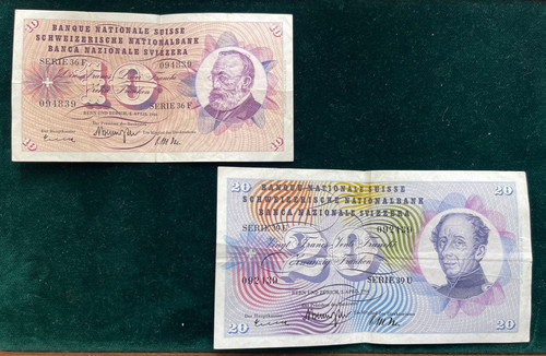 Suisse beau lot 2 - suisse., billets
