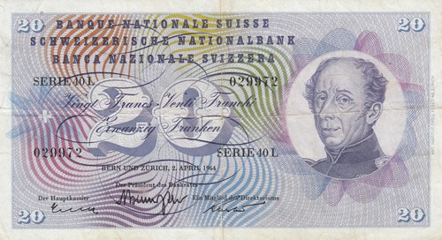 Suisse francs - suisse, 20