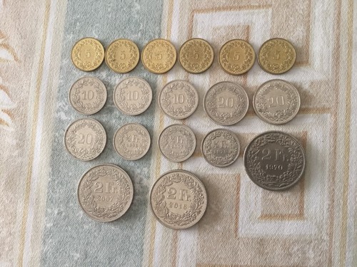 Suisse pièces 5 centimes - suisse,