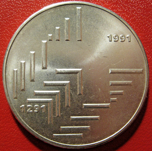Suisse francs 1991 700 - francs,