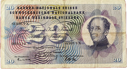 16064 suisse billet 20 - -,
