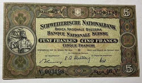 Suisse francs 20 01 1949 - -, 5