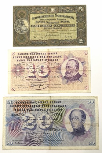 Lot billets banque 10 20 - billets,