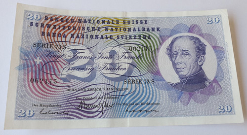 Suisse billet banknote 20 - suisse,