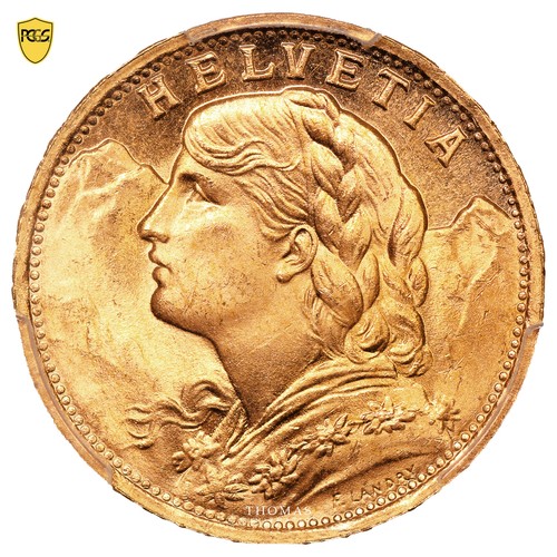 Monnaie suisse francs or - -,