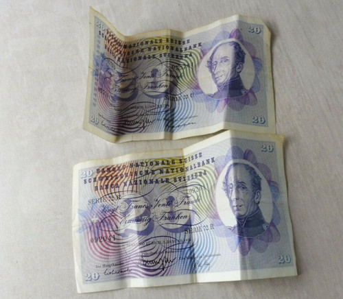 Lot anciens billets 20 - lot, billets,